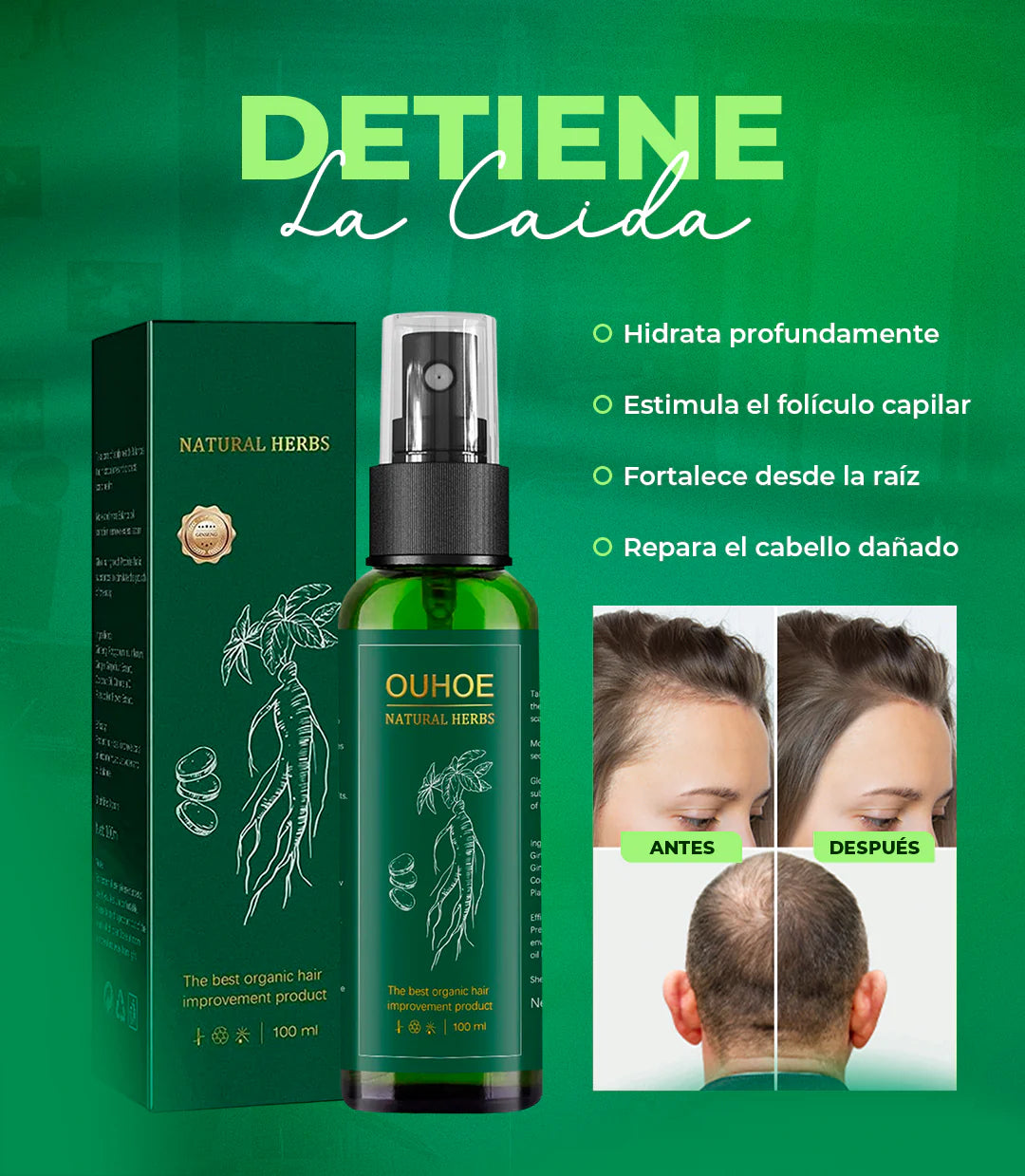 OUHOE-Crecimiento de Cabello